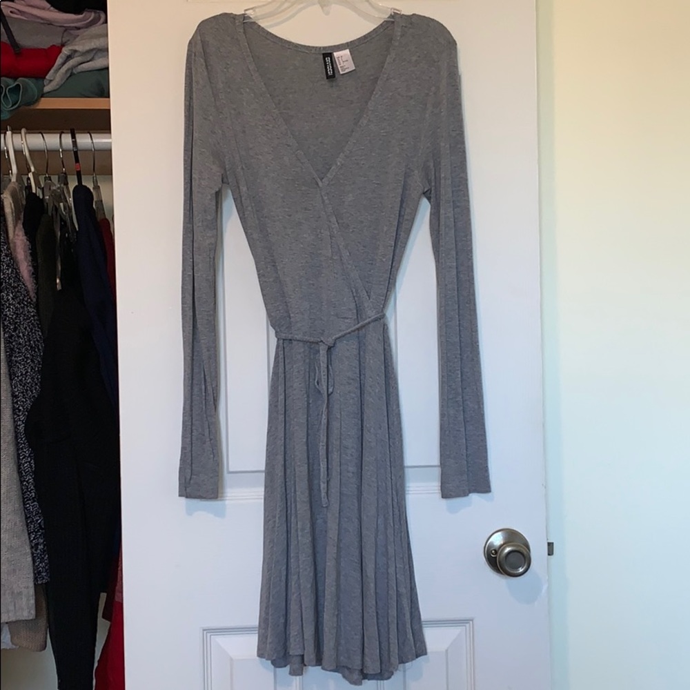 H&M Long sleeve wrap dress